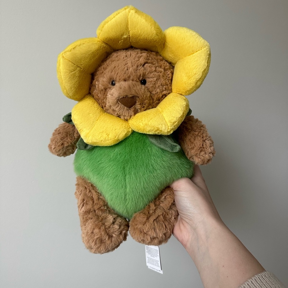 Jellycat Bartholomew Bear “ Daffodil “